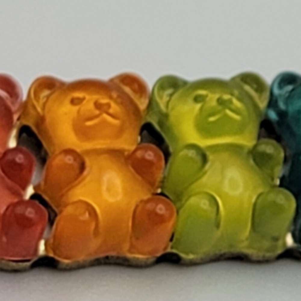 Betsey Johnson Gummy Bear Earrings & Necklace - Picture 4 of 9